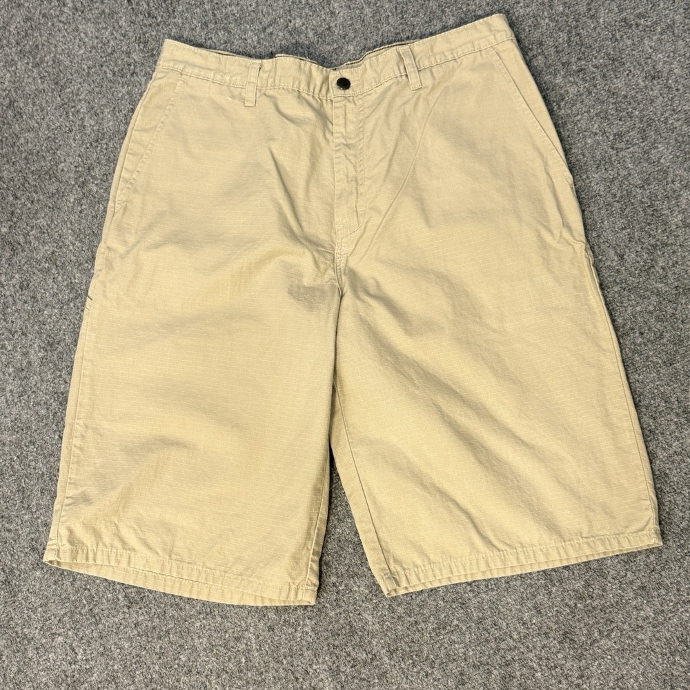 Dickies Men's Lightweight Work Shorts Size 36 Khaki 13" Inseam - Picture 11 of 12